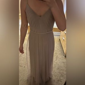 Never Worn Bridesmaid Dress English Net Tulle and Stretch Lining